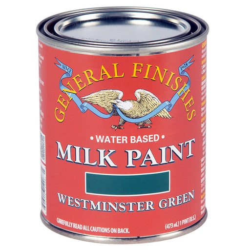 General Finishes Milk Paint Westminster Green - Pint by General Finishes | LCB Paint & Supply