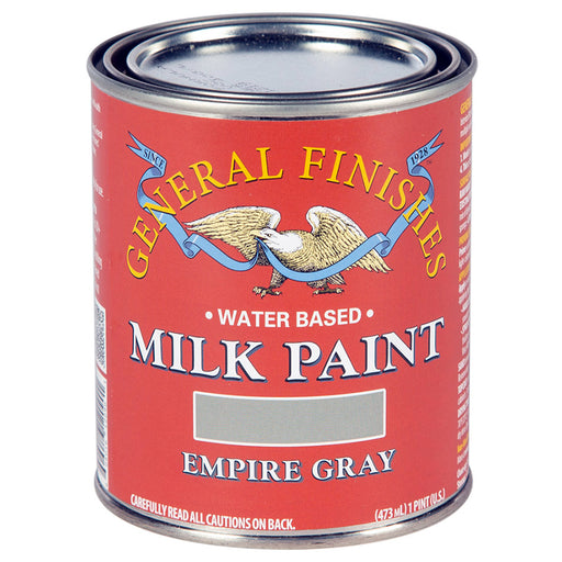 General Finishes Milk Paint Empire Gray - Pint by General Finishes | LCB Paint & Supply