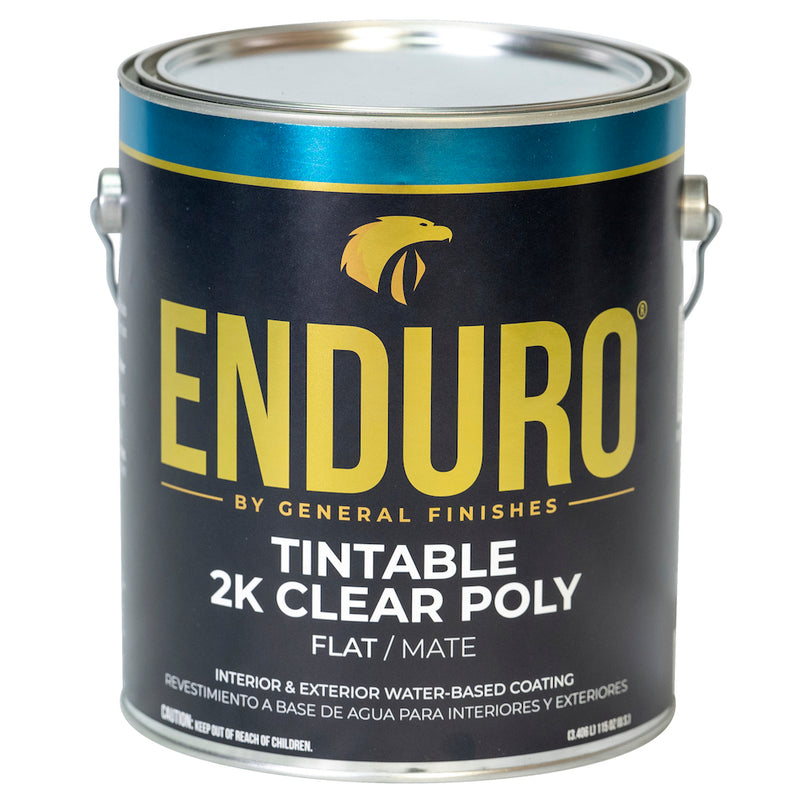General Finishes Enduro 2K Polyurethane Clear Flat Gallon Project Weekend DIY