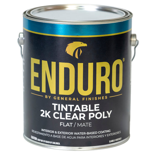 General Finishes Enduro 2K Polyurethane Clear Flat Gallon Project Weekend DIY