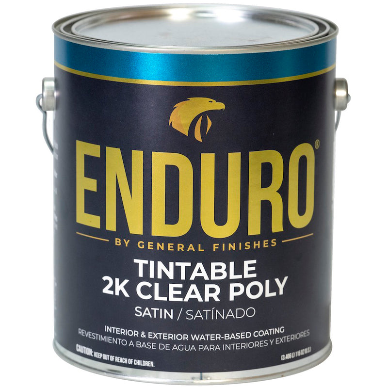 General Finishes Enduro 2K Polyurethane Clear Satin Gallon Project Weekend DIY