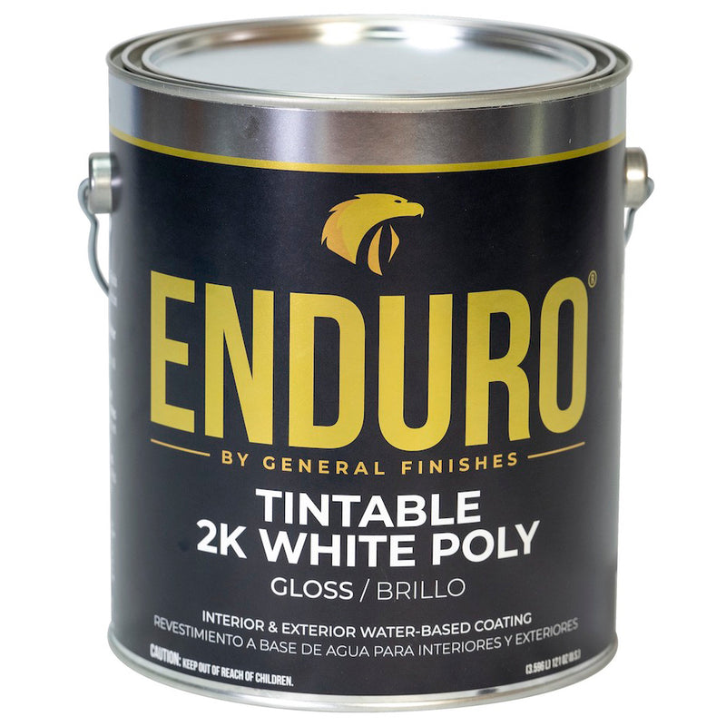 General Finishes Enduro 2K White Poly Tint Base, Gloss, Gallon