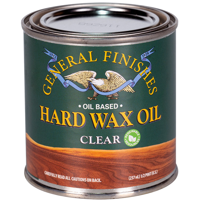 General Finishes Hard Wax Oil, Clear, Half Pint