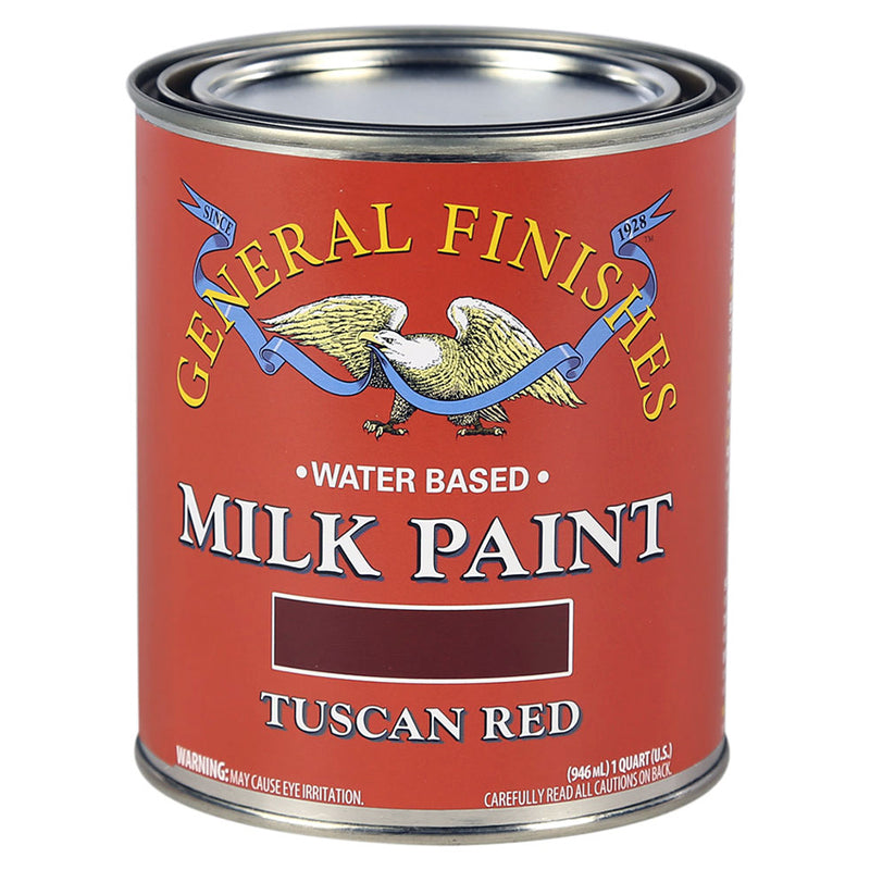 General Finishes Milk Paint Tuscan Red - Quart by General Finishes | LCB Paint & Supply