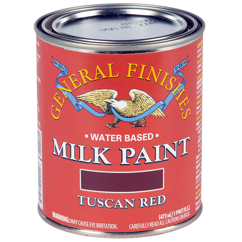 General Finishes Milk Paint Tuscan Red Furniture Pint Project Weekend DIY