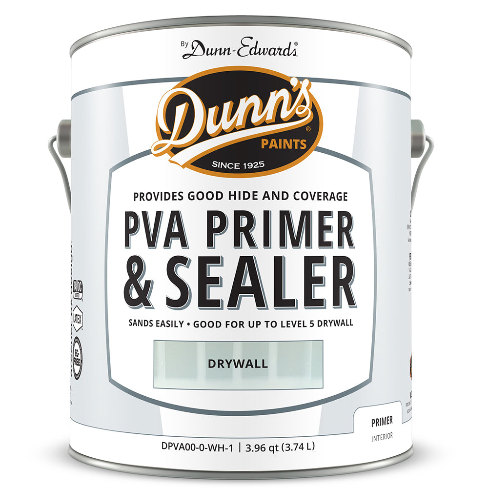 Dunn Edwards Dunn's Paints PVA Drywall Primer Dpva00 wh1 Gallon Project Weekend DIY