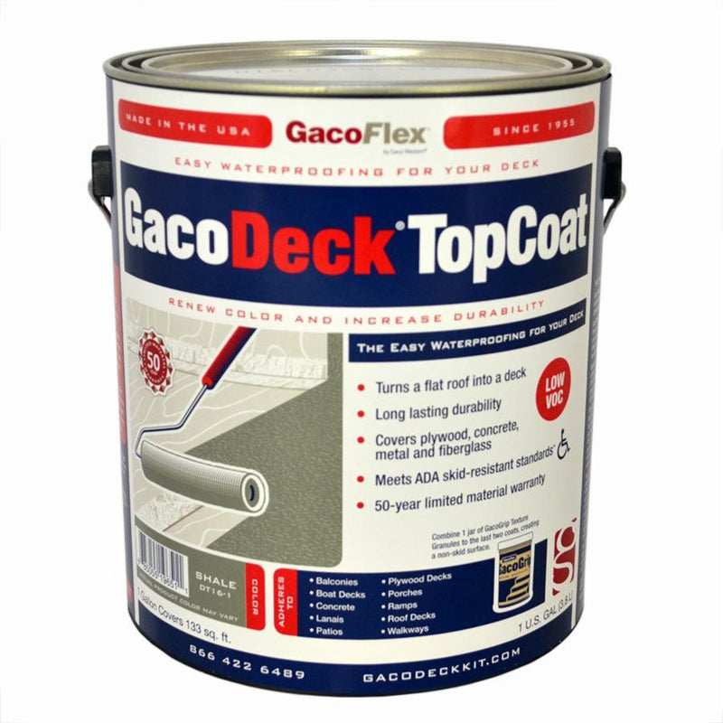 Gaco Water-Based Elastomeric Top Coat Shale Gallon product image