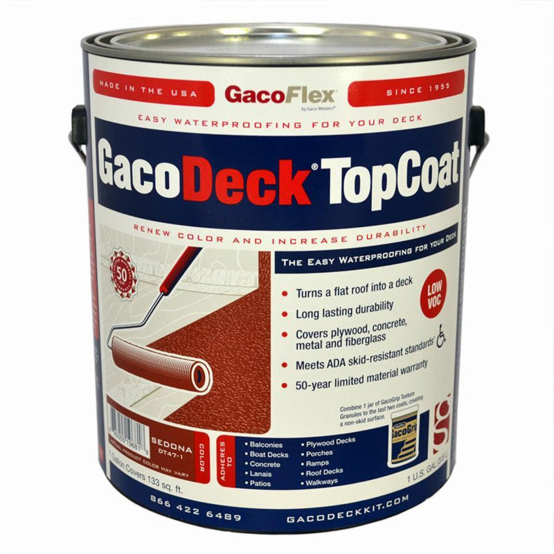 Gaco Water-Based Elastomeric Top Coat Sedona Gallon product image