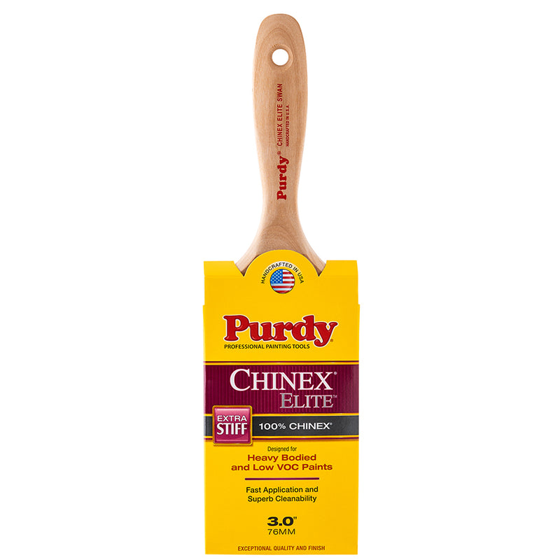 Purdy Chinex Elite Swan Flat Sash Paint Brush, 3 Inch