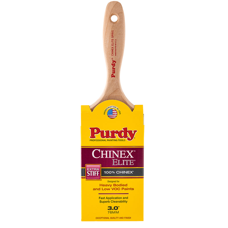 Purdy Chinex Elite Sprig Flat Sash Paint Brush, 3 Inch