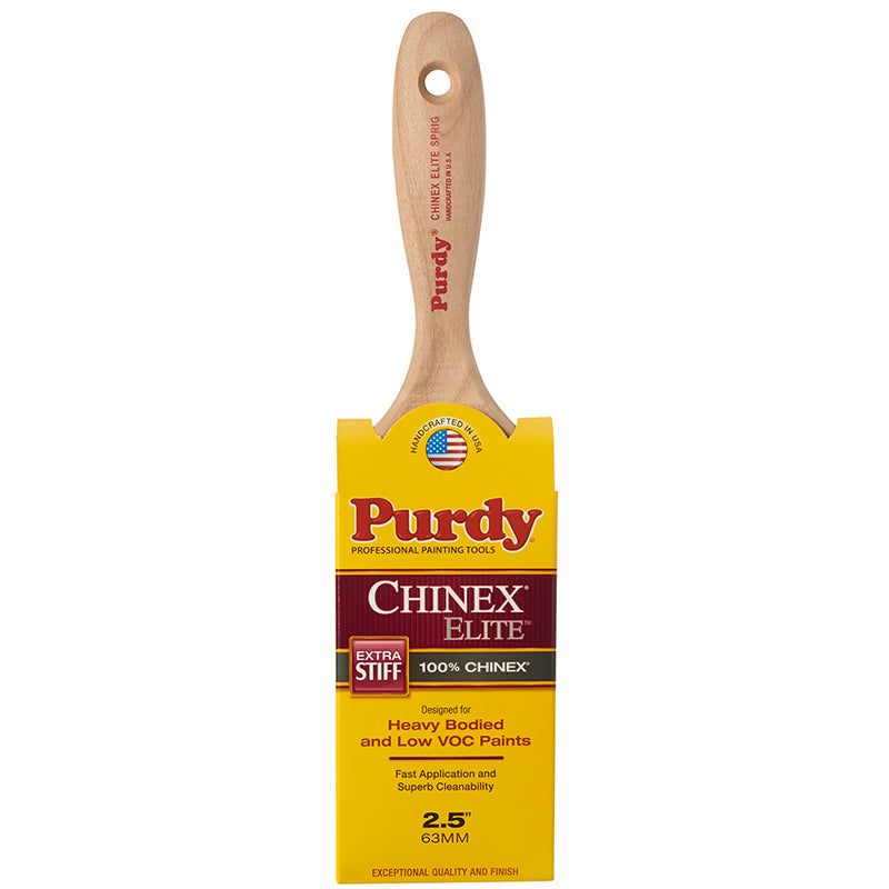 Purdy Chinex Elite Sprig Flat Sash Paint Brush, 2-1/2 Inch