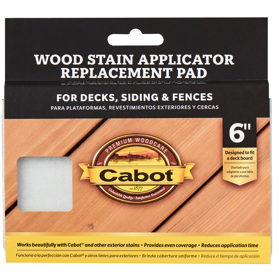 Cabot Stain Applicator Pad Refill, 6 Inch