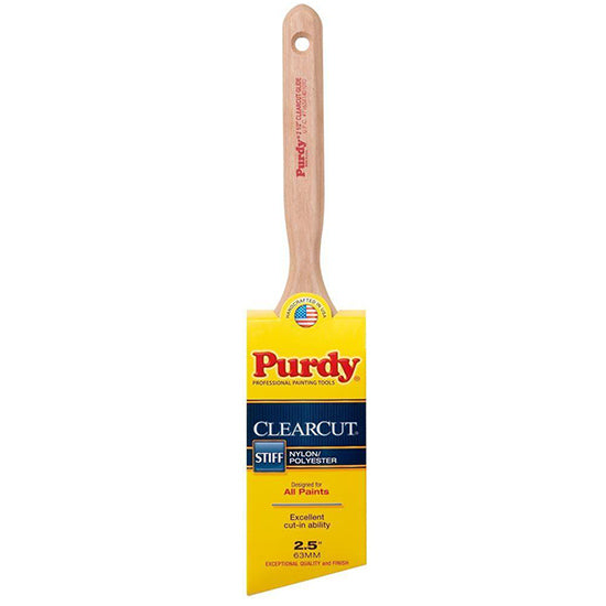 Purdy Clearcut Glide angled sash paint brush, 2-1/2 Inch