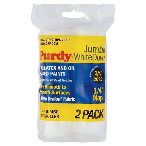 Purdy White Dove Roller Cover Jumbo - 1/4in x 1/4in Nap by Purdy | LCB Paint & Supply