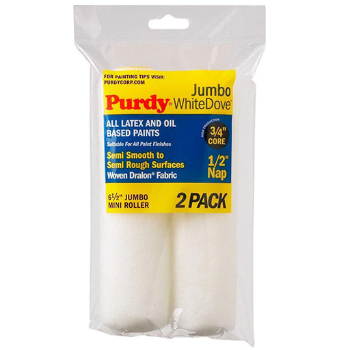 Purdy White Dove Roller Cover Jumbo - 1/2in x 1/2in Nap by Purdy | LCB Paint & Supply