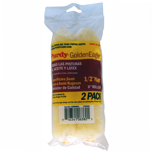 Purdy Roller Cover 2-pk Golden Eagl 1/2in - 6-1/2in by Purdy | LCB Paint & Supply