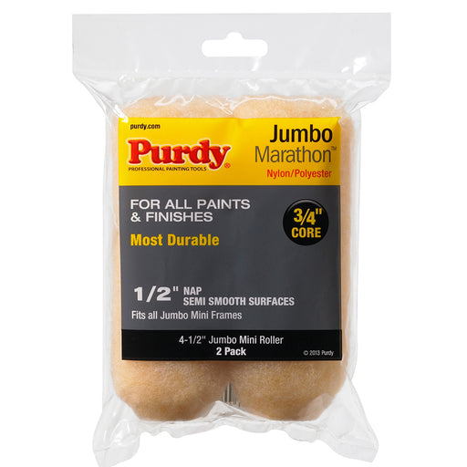 Purdy Roller Cover Marathon Jumbo 2-Pack 1/2in - 4-1/2in by Purdy | LCB Paint & Supply