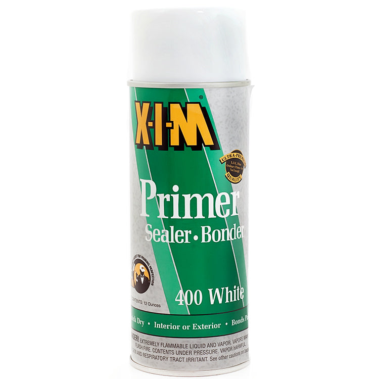 XIM 400W White Primer Sealer Bonder Spray, Gloss, 12 oz