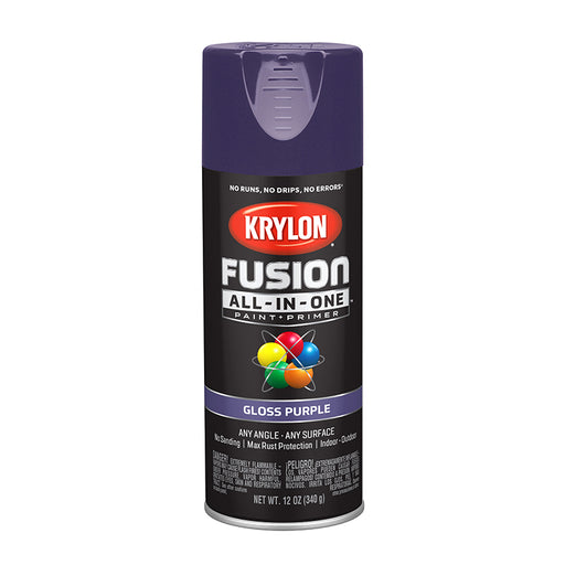 Krylon Fusion All-in-One Spray Paint - Purple (12 oz) by Krylon | LCB Paint & Supply