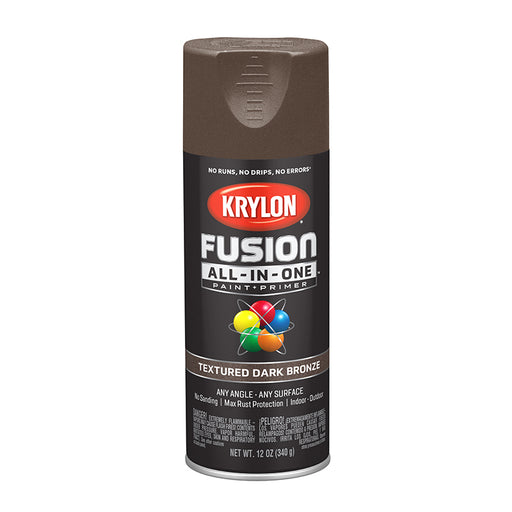 Krylon Fusion All-in-One Spray Paint - Dark Bronze (12 oz) by Krylon | LCB Paint & Supply