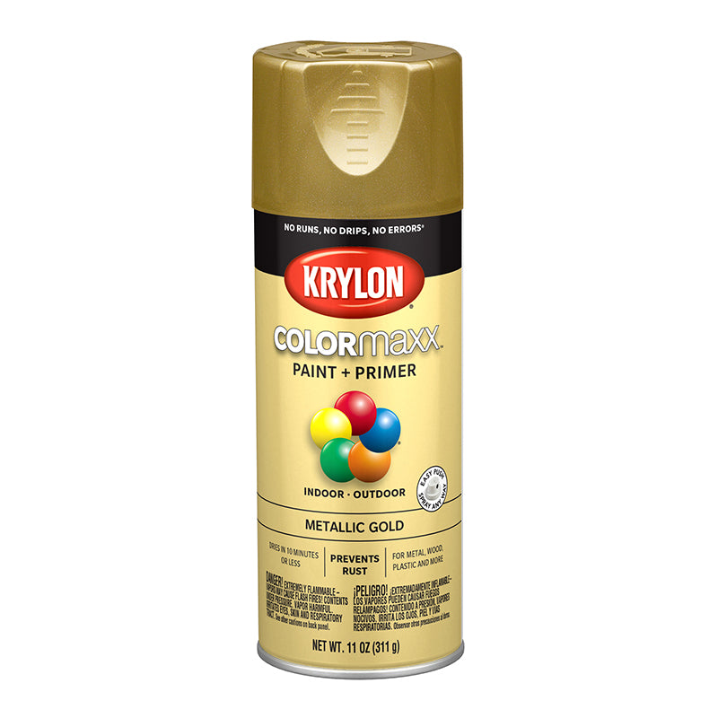 Krylon COLORmaxx Paint & Primer Spray Paint Metallic 12 oz product image