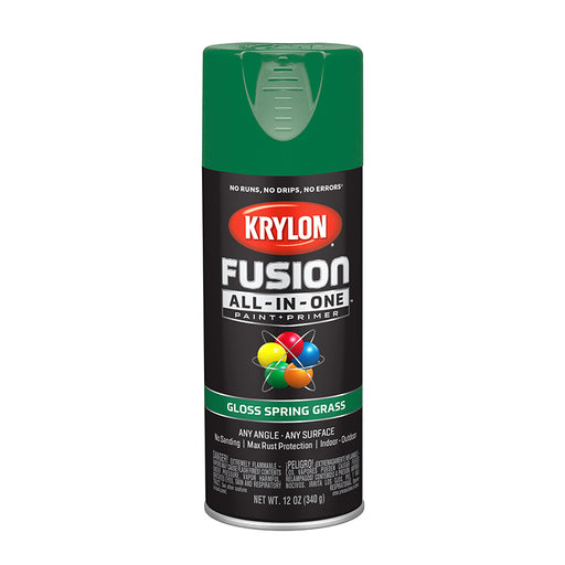 Krylon Fusion All-in-One Spray Paint - Spring Grass (12 oz) by Krylon | LCB Paint & Supply