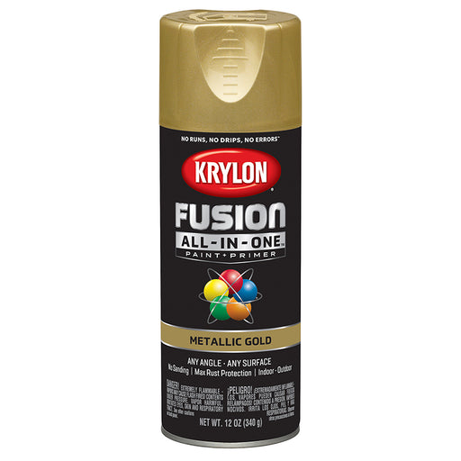Krylon Fusion All-in-One Spray Paint - Gold (12 oz) by Krylon | LCB Paint & Supply