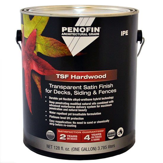 Penofin TSF Hardwood Architectural Grade Transparent Hardwood Coating Satin Ipe 1 Gallon product image