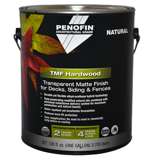 Penofin TMF Hardwood Architectural Grade Transparent Hardwood Coating Matte Natural 1 Gallon product image