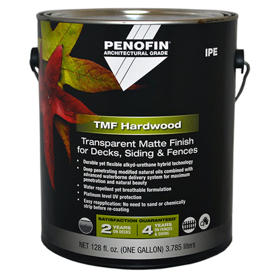 Penofin TMF Hardwood Architectural Grade Transparent Hardwood Coating Matte Ipe 1 Gallon product image