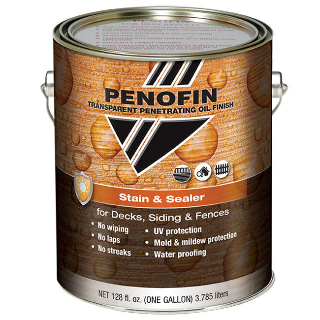 Penofin Stain & Sealer, Ebony, Gallon