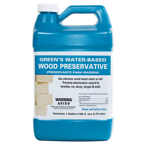 Green's Water-Based Wood Preservative, Clear, Gallon