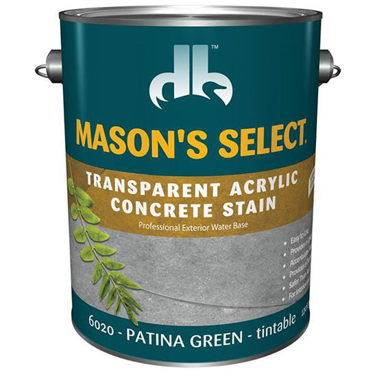 Duckback Mason's Select Transparent Concrete Stain Patina Green Gallon product image