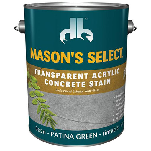 Duckback Mason's Select Transparent Concrete Stain Patina Green Gallon product image