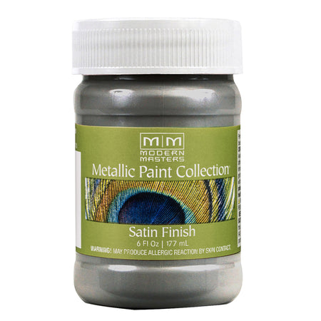 Modern Masters Metallic Paint Pewter satin 6 oz jar