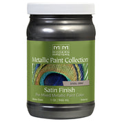 Modern Masters Satin Metallic Paint, listed Steel Gray, Quart package reference