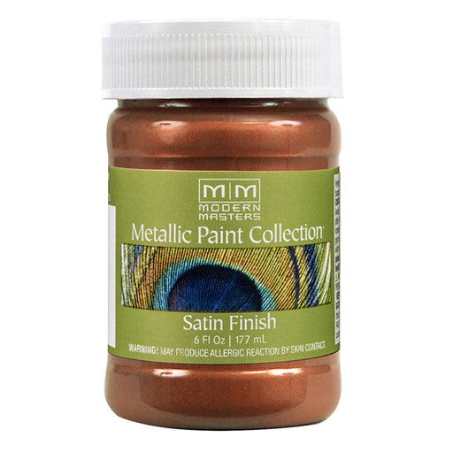 Modern Masters Metallic Paint Collection Satin Water-Based Decorative Metallic Paint Copper Penny 6 oz product image