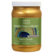 Modern Masters Satin Metallic Paint, listed Pharaoh's Gold, Quart package reference