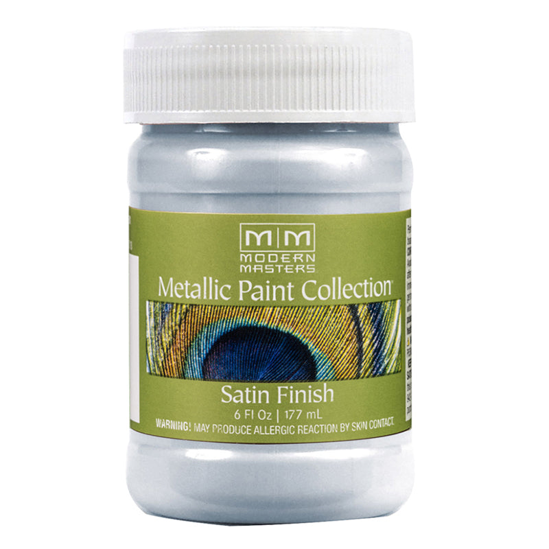 Modern Masters Metallic Paint Collection Satin Water-Based Decorative Metallic Paint Flash Blue 6 oz product image
