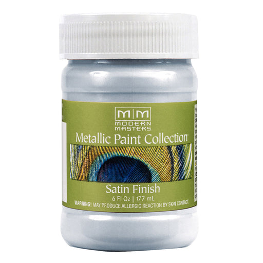 Modern Masters Metallic Paint Collection Satin Water-Based Decorative Metallic Paint Flash Blue 6 oz product image