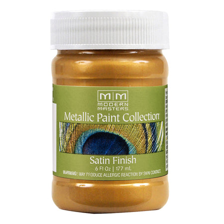 Modern Masters Metallic Paint Olympic Gold satin 6 oz jar