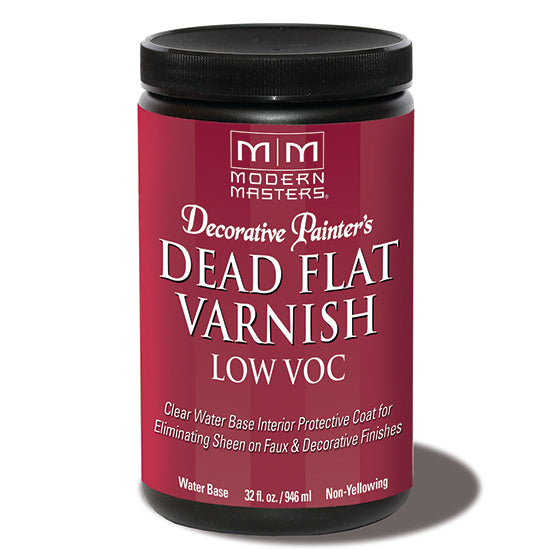 Modern Masters Decorative Painter's Acrylic Dead Flat Varnish Clear Quart product image