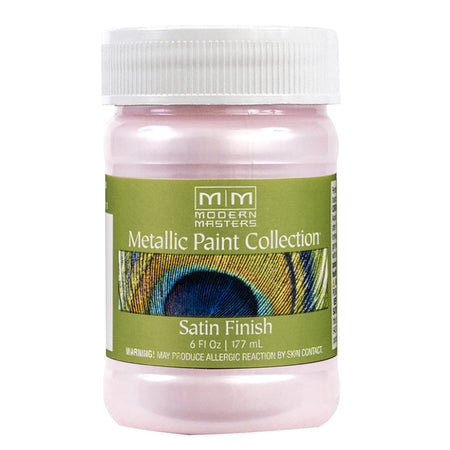 Modern Masters Metallic Paint Rose satin 6 oz jar