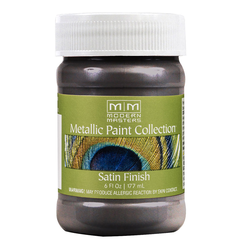 Modern Masters Metallic Paint Smoke satin 6 oz jar