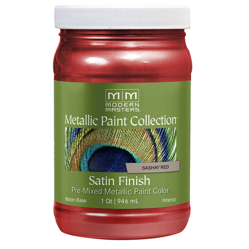 Modern Masters Sashay Red Metallic Paint Quart