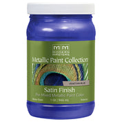 Modern Masters Satin Metallic Paint, listed Venetian Blue, Quart package reference