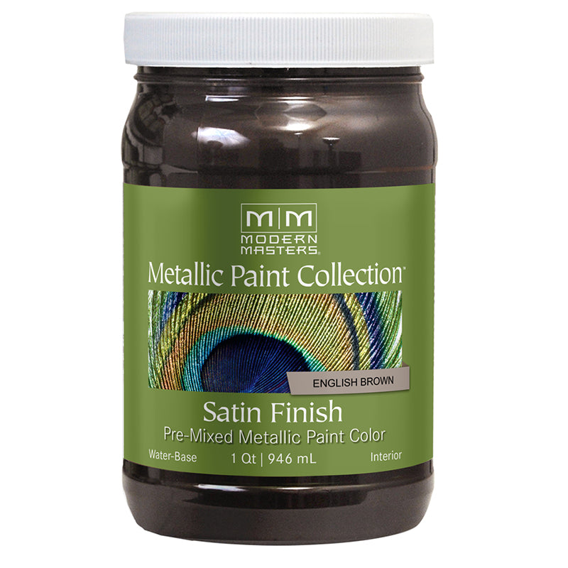 Modern Masters Metallic Paint, Ground Coffee, Satin, Quart