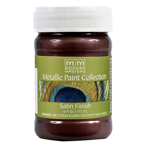 Modern Masters Metallic Paint Collection Satin Water-Based Decorative Metallic Paint Black Cherry 6 oz product image