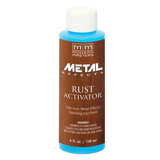 Modern Masters Metal Effects Rust Activator, Translucent Blue, 4 oz