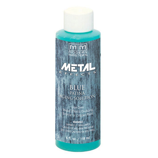 Modern Masters Metal Effects Aging Solution Blue Patina 4 oz product image